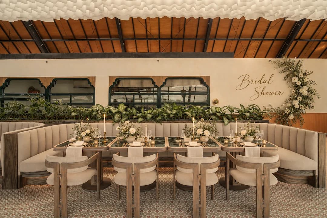 Bridal shower gathering at Wisteria